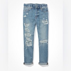 American Eagle Ripped Tomgirl Jeans
